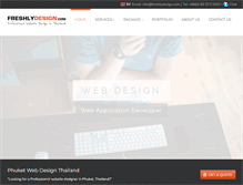Tablet Screenshot of freshlydesign.com